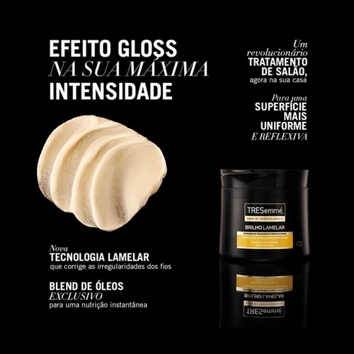 Kit Shampoo Tresemmé Lamelar 650ml+cond 650ml + Máscara 400g
