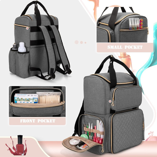 Luxja Organizador De Esmalte De Unas (version Mochila) Co...