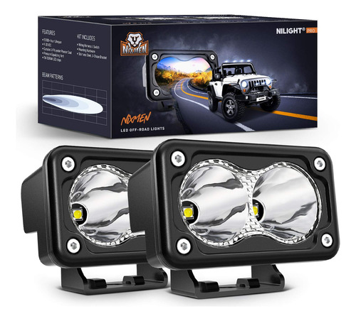 Nilight 2 Capsula Led Motocicleta 3  1300 Lumene Luz Emc Suv