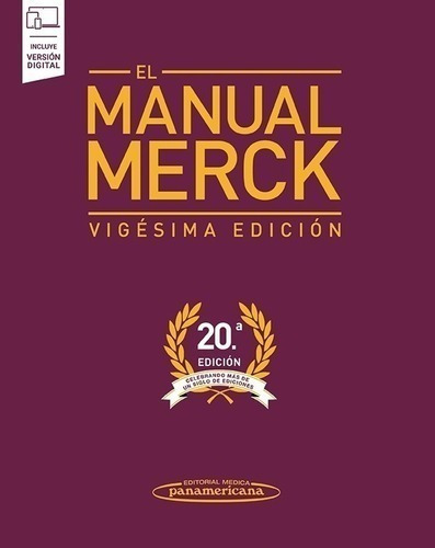 Libro - El Manual Merck 20º Edicion (incluye Versión 