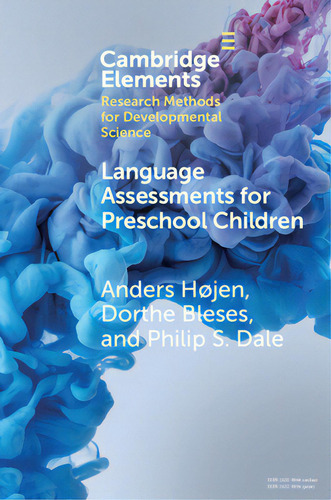 Language Assessments For Preschool Children: Validity And Reliability Of Two New Instruments Admi..., De Højen, Anders. Editorial Cambridge, Tapa Blanda En Inglés