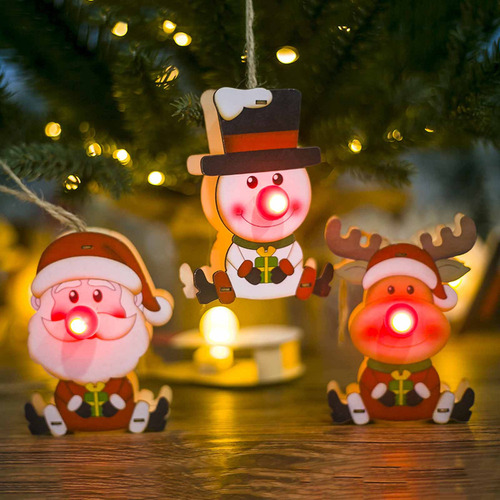 Lámpara Colgante De Navidad Brillante For Decoración De Pap