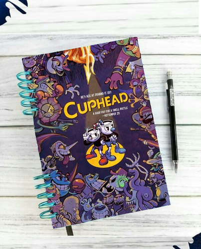 Imagen 3 de 6 de Agenda 2023 Cup Head Regalo Personalizado