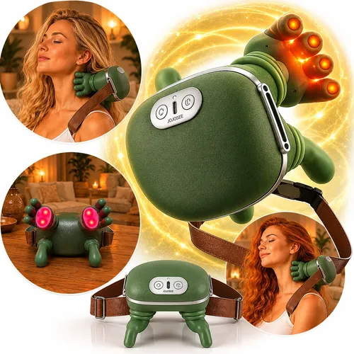 Massageador Pescoço Ombro Recarregável Maozinha Deep  Jojosee 127/220v Verde-musgo
