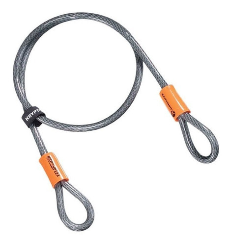 Guaya Para Bici Kryptonite Kryptoflex 410 Double Loop Cable Color Gris