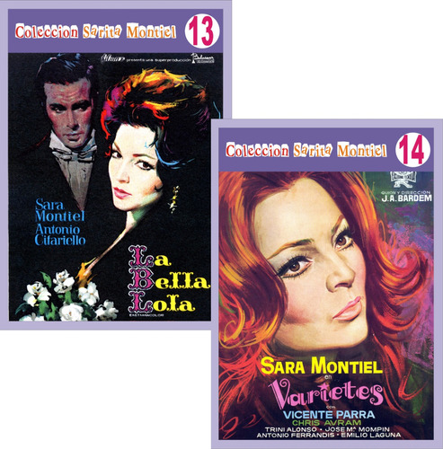 Coleção Sara Montiel Sarita Lotes 1-2 - Em Espanhol 20 Dvds