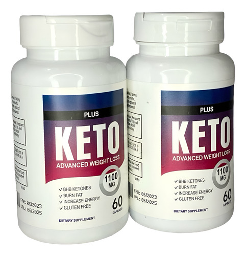 Keto Plus 1100 Mg El Mejor X 3 Unidades + Envio