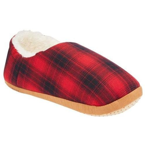 Pantuflas Niño Old Navy Tartán Rojo