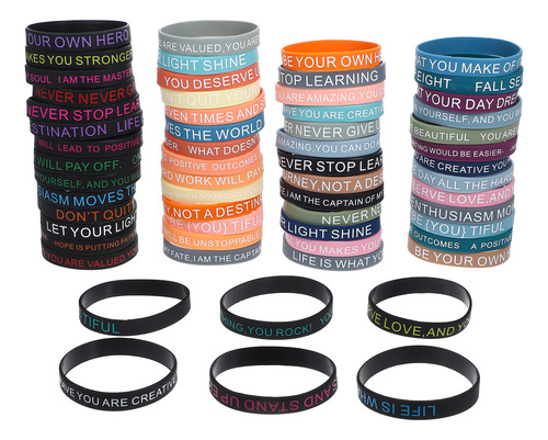 Pulseras Motivacionales, 100 Unidades