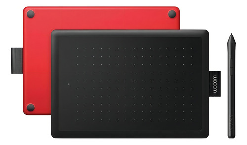 Tableta Wacom One Small Color Negro Y Rojo Ctl-472 Digitaliz