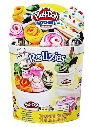 Set De Heladería Play Doh Kitchen Creations Rollzies