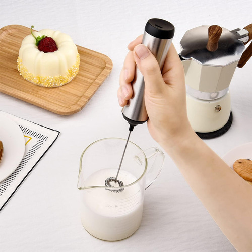 Espumador De Leche De Mano Kiekro Recargable