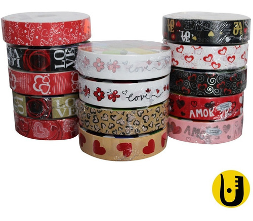 Imagem 2 de 2 de Kit 50 Sacos De Cesta 45x59 + 2 Fitas Decoradas