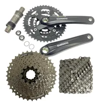 Comprar Kit Shimano Alivio 44u002F32u002F22d Pedivela T4010 Cassete Corrente
