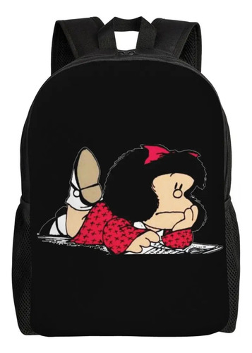 Mochila Mafalda Linda Para Estudiantes Universitarios, Mujer