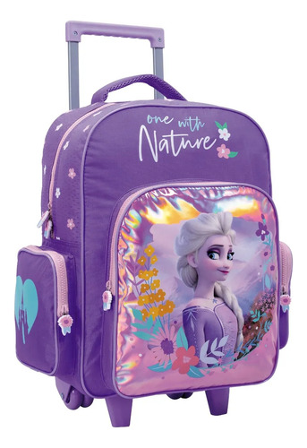 Frozen Mochila 17 Pulgadas Carro Nature Violeta 45x32x14cm Violeta Frozen