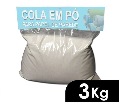 Imagem 1 de 3 de Cola Para Aplicação De Papel De Parede Em Pó - 3kg
