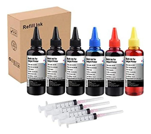 Kit De Recambio De Tinta De 6 X 3.4 Fl Oz Para Canon 250