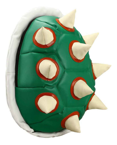 Mochila Caparazón Bowser Bioworld Super Mario Bros Disfraz Color Verde Diseño De La Tela Liso