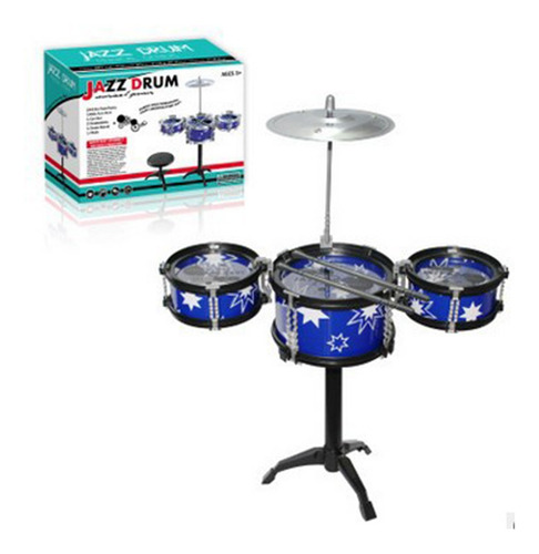 Imagen 2 de 2 de Juguete Mini Instrumentos De Percusión De 3 Tambor De Jazz