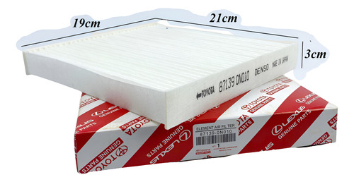 Filtro Antipolen Toyota Yaris 2006-2009 Corolla 2009-2014