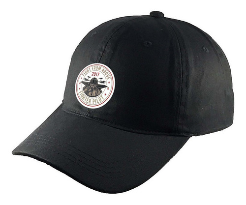 Gorra Clasica Algodón Negra Piloto Carrera R150