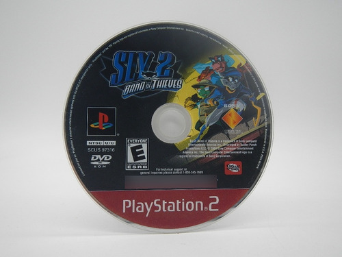  Sly 2 Band Of Thieves Ps2 Gamers Code*