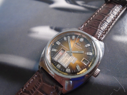 Technos Executive Antigo Folhinha Calendario Perpetuo Raro