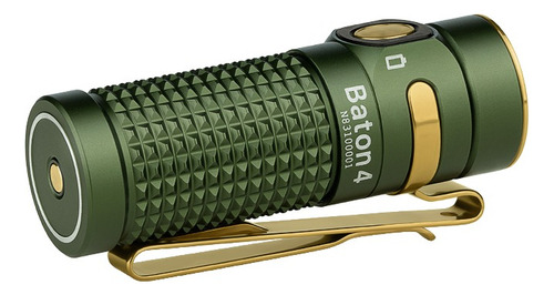 Olight Baton 4 Linterna 1300 Lumens Negra Blanco Od Green