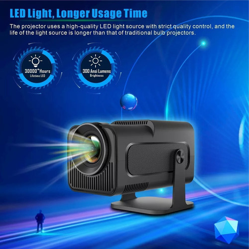 . Proyector Portátil Android Wifi Txp Hy320 4k Hd 1080p