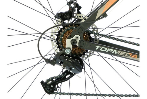 Imagen 10 de 10 de Bicicleta Mtb Topmega Regal R29 21v Disco Mec Aluminio Cuota
