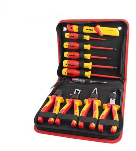 Set De Electricista 11 Piezas Industrial Calidad Wokin