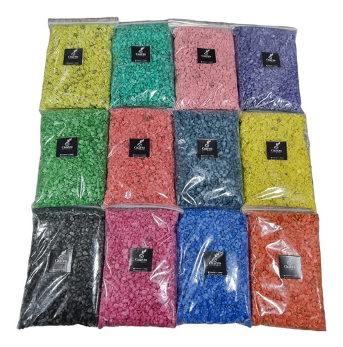 Pack Cuarzo Arroz 12 Colores. Cuarzodecohogar