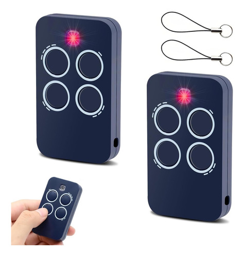 2pcs Controlador De Puerta Garaje, Mando A Distancia