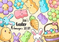 Comprar Cliparts Imagenes Png Pascuas De Colores Pasteles Jk20
