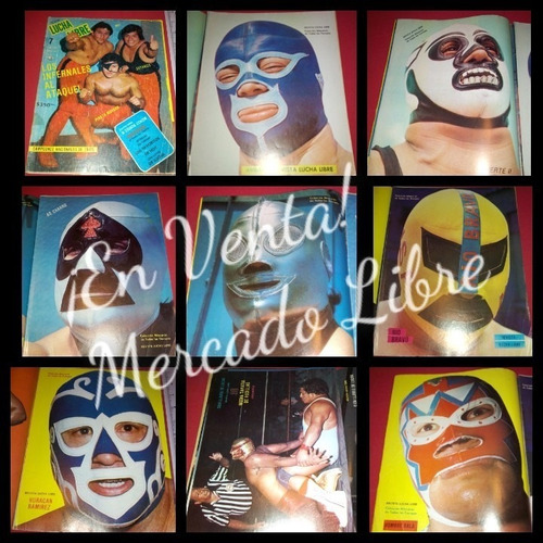 Lucha Libre Revista Especial 19 Posters !! De 21.5x27.5 Cm