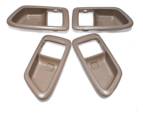 4 Tiradores De Puerta Interior Beige Para Toyota Camry 1997-