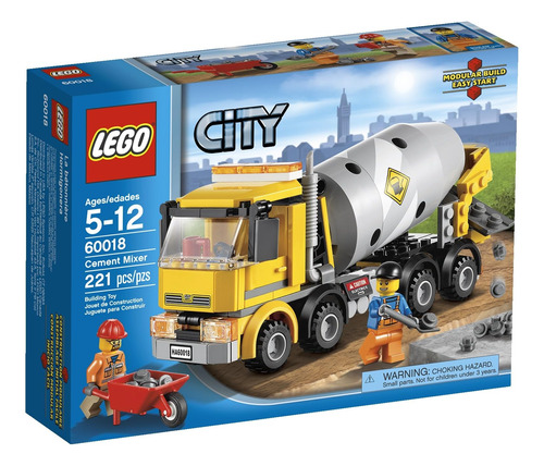 Set Juguete De Construcción Lego City Mezcladora 60018
