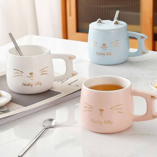 Imagen 3 de 4 de Set Gatito - Taza + Tapa + Cuchara