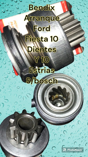 Bendix De Arranque Ford Fiesta 10 Dientes 10 Estrias (0938)