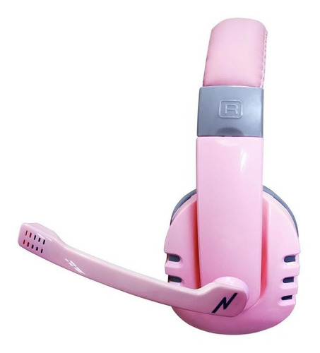 Imagen 4 de 10 de Kit Gamer Teclado Mouse Auricular Pad Combo Rosa Noga Nkb411