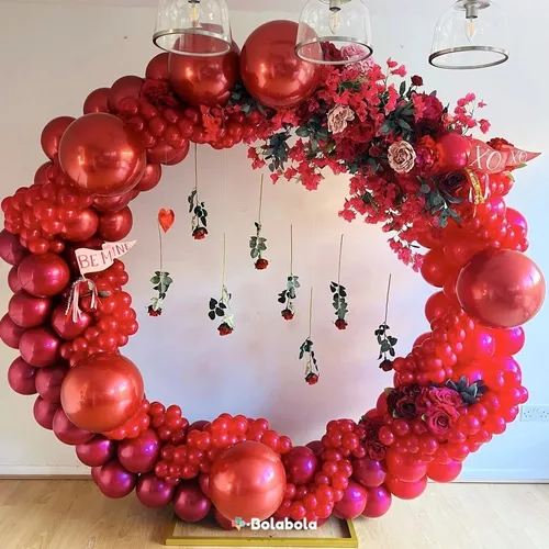 Aro Metálico Dorado/decoración De Flores/globos/2m Diámetro