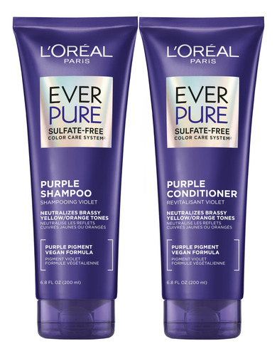 Loreal Paris Everpure Brass, Tonificante, Morado, Sin Sulfat