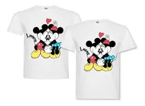 Comprar Pack Poleras Parejas Día Enamorados Mickey Minnie 2