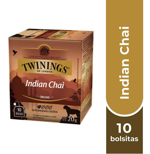 Twinings Té Indian Chai X 10 Bolsitas