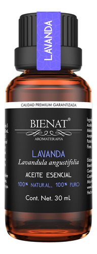 Aceite Esencial De Lavanda 30ml 100% Natural 100% Puro