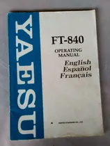 Comprar Manuales Radios Icom Ic 735 Y Yaesu Ft 840