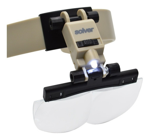 Lupa De Cabeça Com Led Solver Slc-1010