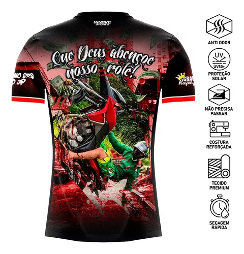 Camiseta 244 Não é Crime - CG TITAN 160 - Innove Sports