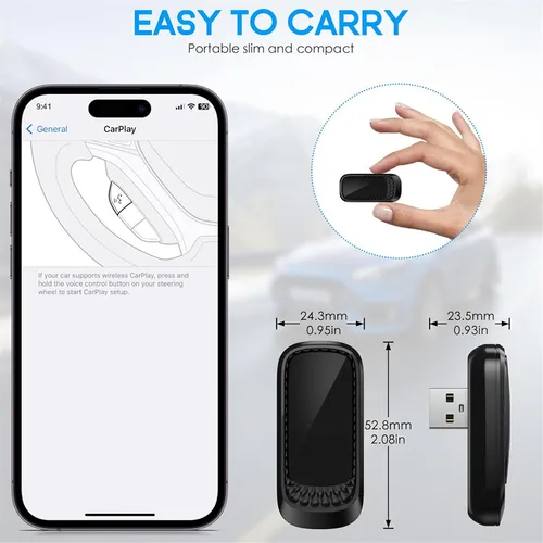 Mini Dongle Usb Carplay Para Apple Bluetooth Car Play Box